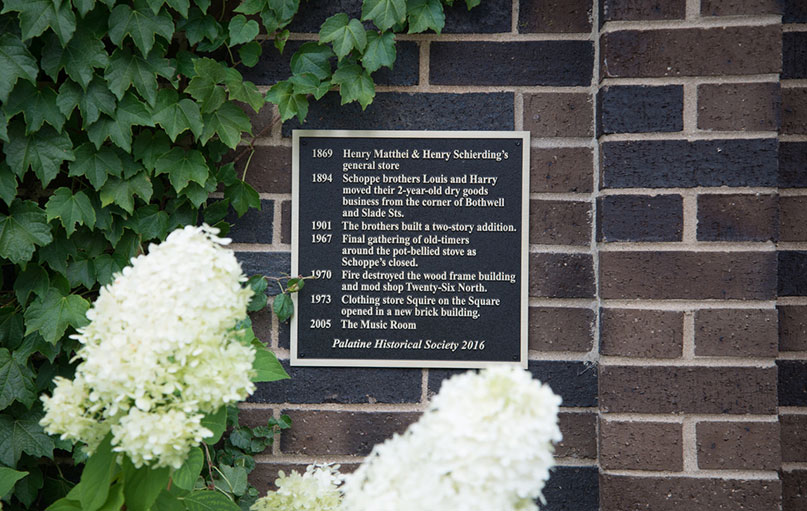 Plaque at Schoppe’s Corner