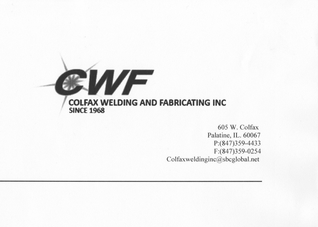 Colfax Welding and Fabricating Inc